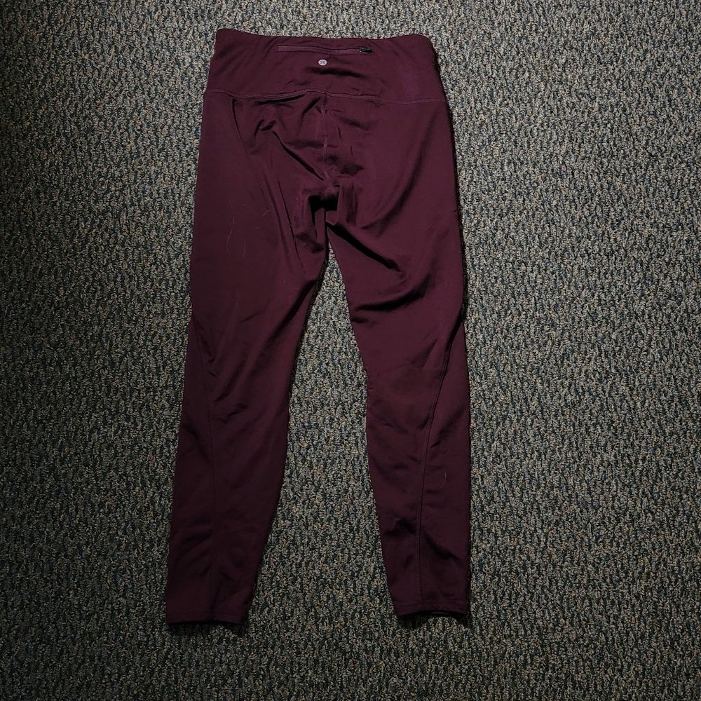RBX Active Leggings Burgundy Size Medium